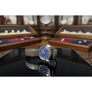 Timex Stainless Steel Analog Watch – Blue Dial | Water Resistant